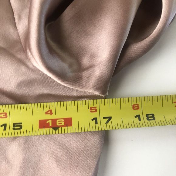 sincerely jules Crop Front Tie Blouse Small Rose Gold - Picture 13 of 13